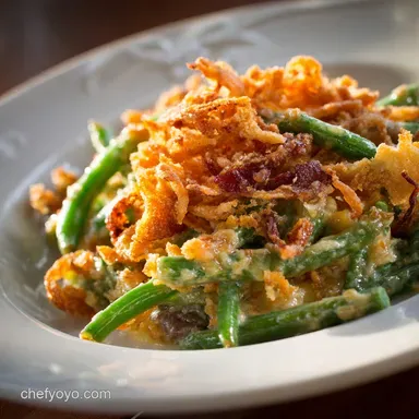 Green Bean Casserole: The Best Scratch-Made, Restaurant-Quality Recipe Recipe Card