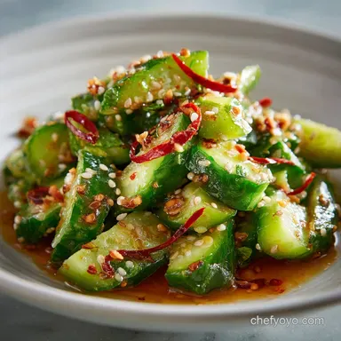 Smashed Asian Cucumber Sesame Salad Recipe Ready in 30 Mins Recipe Card