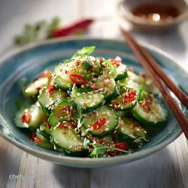 Smashed Asian Cucumber Sesame Salad Recipe Ready in 30 Mins