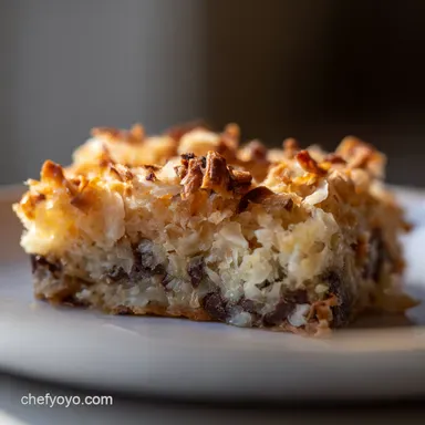 Seven Layer Magic Bars: A Sweet Slice of Nostalgia Recipe Card