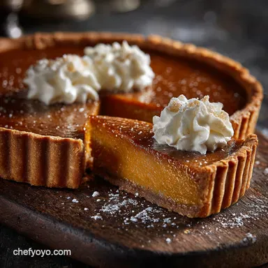 Pumpkin Pie: The Ultimate Silky Classic Recipe with Brown Sugar Notes Recipe Card