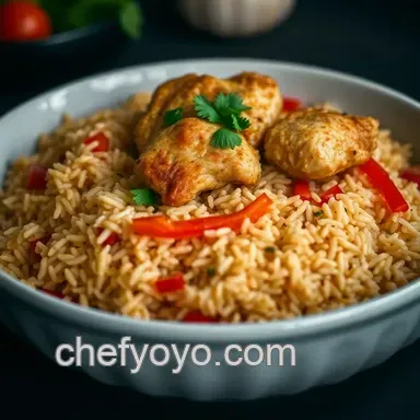Easy Arroz con Pollo Recipe: My Family's Favorite Comfort Dish Recipe Card