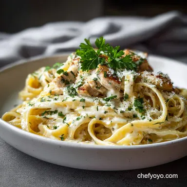 simple chicken alfredo recipe in 25 Minutes