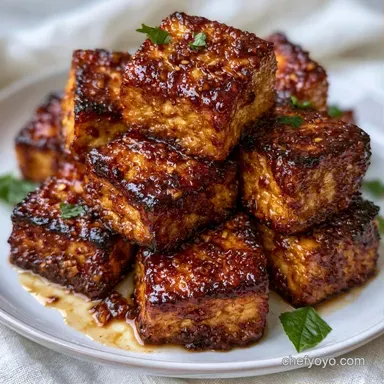 Simple Garlic Soy Tofu in 30 Minutes Recipe Card
