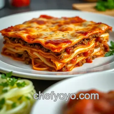 Simply Lasagna Recipe: My Family’s Favorite Comfort Food Delight Recipe Card