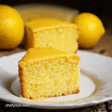 Tangy Bliss My Simply Scrumptious Lemon Yogurt Cake Recipe Card