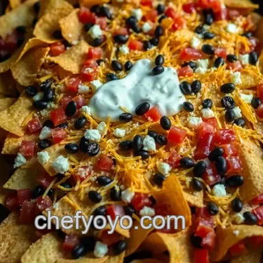 Easy Sizzling Sheet Pan Nachos Recipe: A Family Favourite! Recipe Card