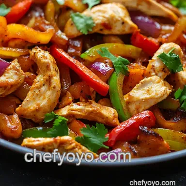 Easy Chicken Fajita Recipe: One-Pan Tex-Mex Delight! Recipe Card