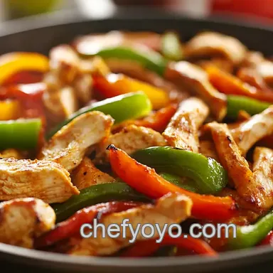 Easy Chicken Fajita Recipe: One-Pan Tex-Mex Delight! Recipe Card