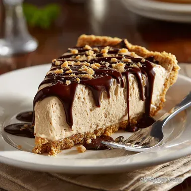 Skinny NoBake Peanut Butter Pie: High-Protein, Guilt-Free Dream. Recipe Card