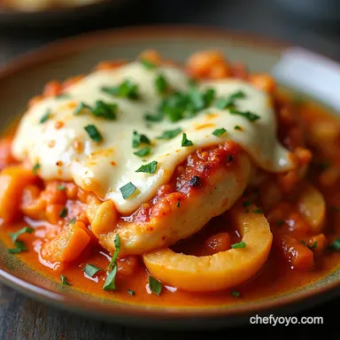 Easy Slow Cooker Chicken Parmesan Casserole Comfort Food