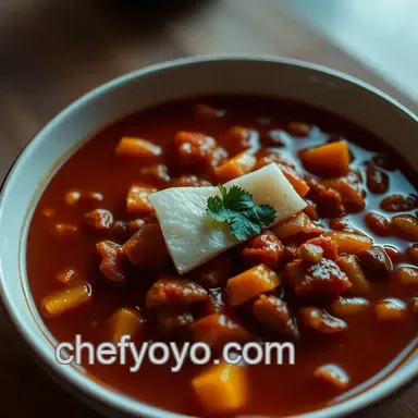 Posole Recipe: Slow Cooker Fiesta in a Bowl! Recipe Card