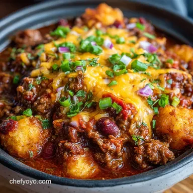 Slow Cooker Cowboy Casserole: Velvety Beef & Crisp Potato Recipe Card