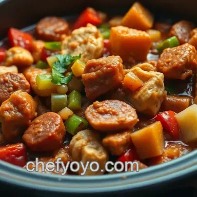 Easy, Savory Slow Cooker Jambalaya Recipe: Your New Family Favorite Recipe Card
