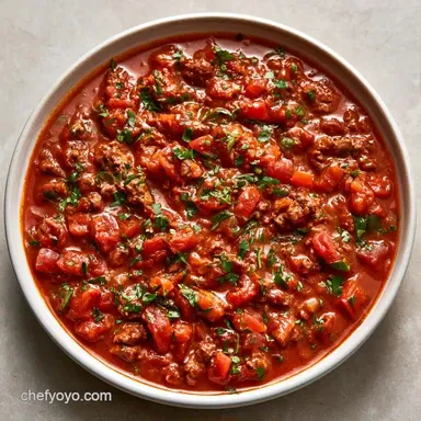 Slow Cooker Venison Chili for 10 Servings Recipe Card