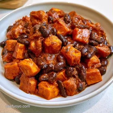 SlowCooker Vegetarian Chili with Lentils Recipe Card