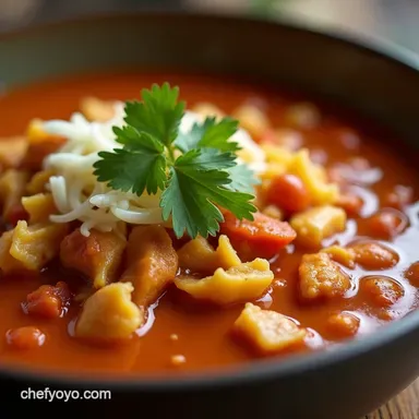 Smoky Chipotle Chicken Tortilla Soup Keto Recipe Recipe Card