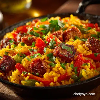 Smoky Vegan Paella A Tasty Vegan Food Fiesta Recipe Card