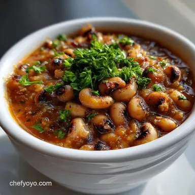 Black Eyed Peas: Smoky Southern Style Good Luck Stew