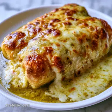 Green Chile Chicken Burritos: Crispy Recipe Card