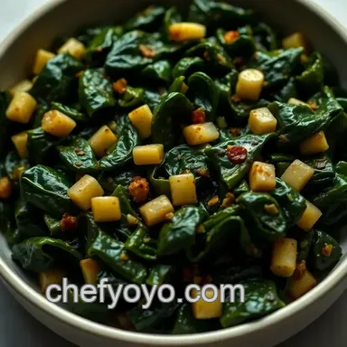 Soulful Collard Greens: My Southern Family Recipe Recipe Card