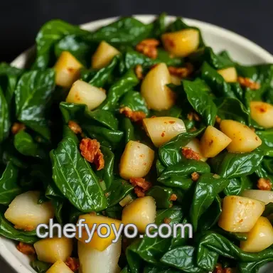 Soulful Collard Greens: My Southern Family Recipe Recipe Card