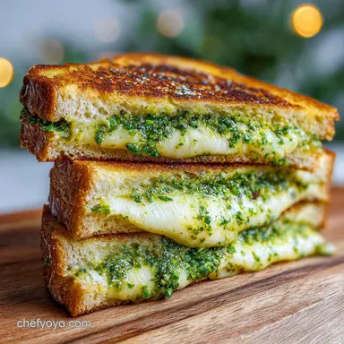 Sourdough Pesto Grilled Cheese: Pan-Seared in 15 Minutes