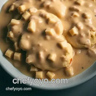 Biscuits and Gravy Recipe: Southern Comfort at Home Recipe Card