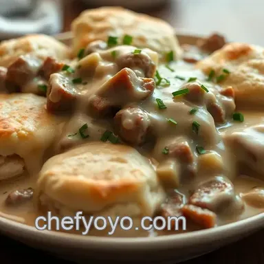 Southern Comfort: My Beloved Sausage Biscuits and Gravy Recipe