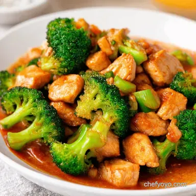 Speedy Chicken Broccoli StirFry Takeaway Style chinese food recipes Recipe Card