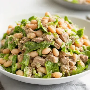 Whip Up This EasyToMake White Bean Tuna Salad Quick Lunch Recipe Card