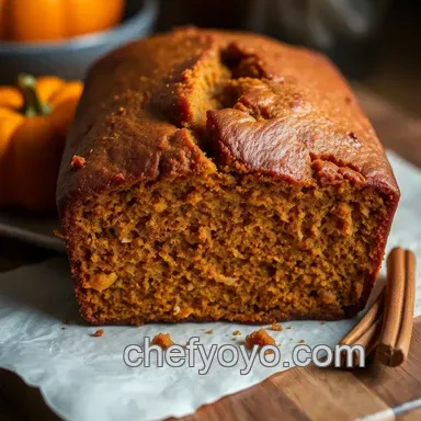 Best Spiced Autumn Pumpkin Bread Recipe: Super Moist! Recipe Card