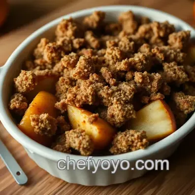 Spiced Baked Apples Recipe: Autumn Crumble Delight Recipe Card