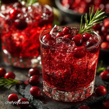 Spiced Cranberry Rosemary Winter Warmer My Festive Tipple Recipe Card