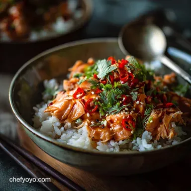 Spicy Canned Salmon Rice Bowls 15Minute Meal Prep Dinner