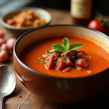 Spicy Chorizo Soup Kick Off Soup Season with Spain Recipe Card