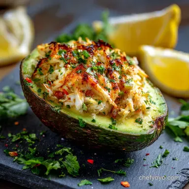 Spicy Crab Stuffed Avocado: The Ultimate 30-Minute No-Cook Recipe Recipe Card