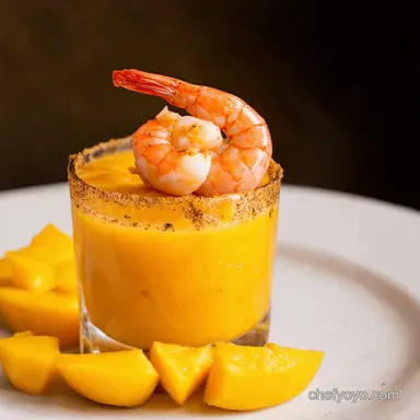 Transform the Classic Shrimp Cocktail Spicy Mango Habanero Recipe Card