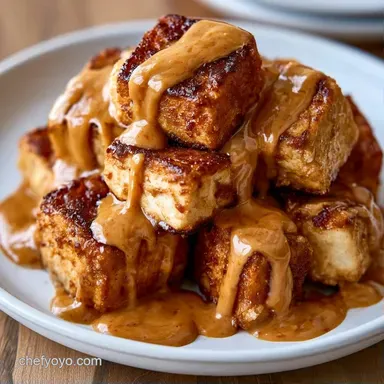Spicy Peanut Tofu in 35 Minutes Recipe Card