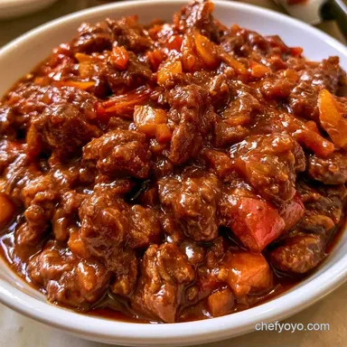 Spicy Venison Chili with Bacon Grease Recipe Card
