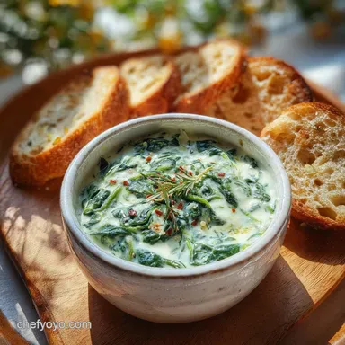 Spinach Dip: Crispy Baked Recipe Card
