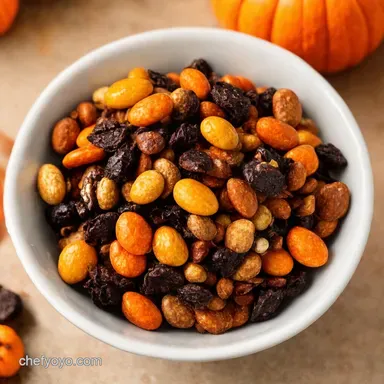 Spooktacular Halloween Trail Mix Recipe Ghastly Good Recipe Card