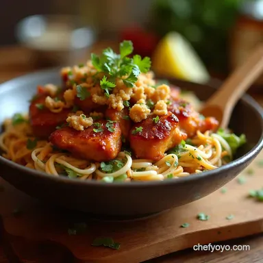 The Ultimate Sticky Hot Honey Chicken Bowl Recipe Recipe Card