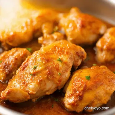 Honey Mustard Chicken Thighs Sticky Sweet Savoury Perfection Recipe Card