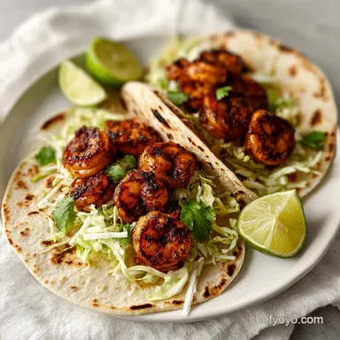 Shrimp Tacos in 20 Minutes: Pan-Seared Recipe Card