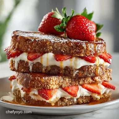 Stuffed French Toast in 25 Minutes | Creamy & Crisp Recipe Card