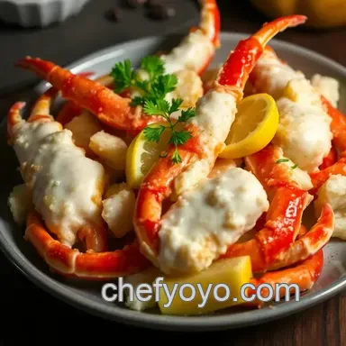 My Family's Favorite Recipe for Cooking King Crab Legs with Garlic Butter Recipe Card