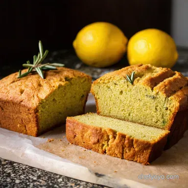 Sunshine Zucchini Bread Lemon Rosemary Bliss Recipe Card