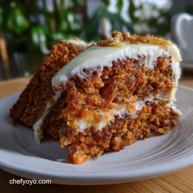 Super Moist Carrot Cake: Tender Crumb Cream Cheese Frosting