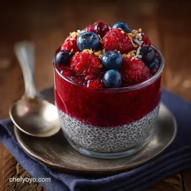 Superfood Triple Berry Chia Pudding: Creamy Overnight Magic Breakfast